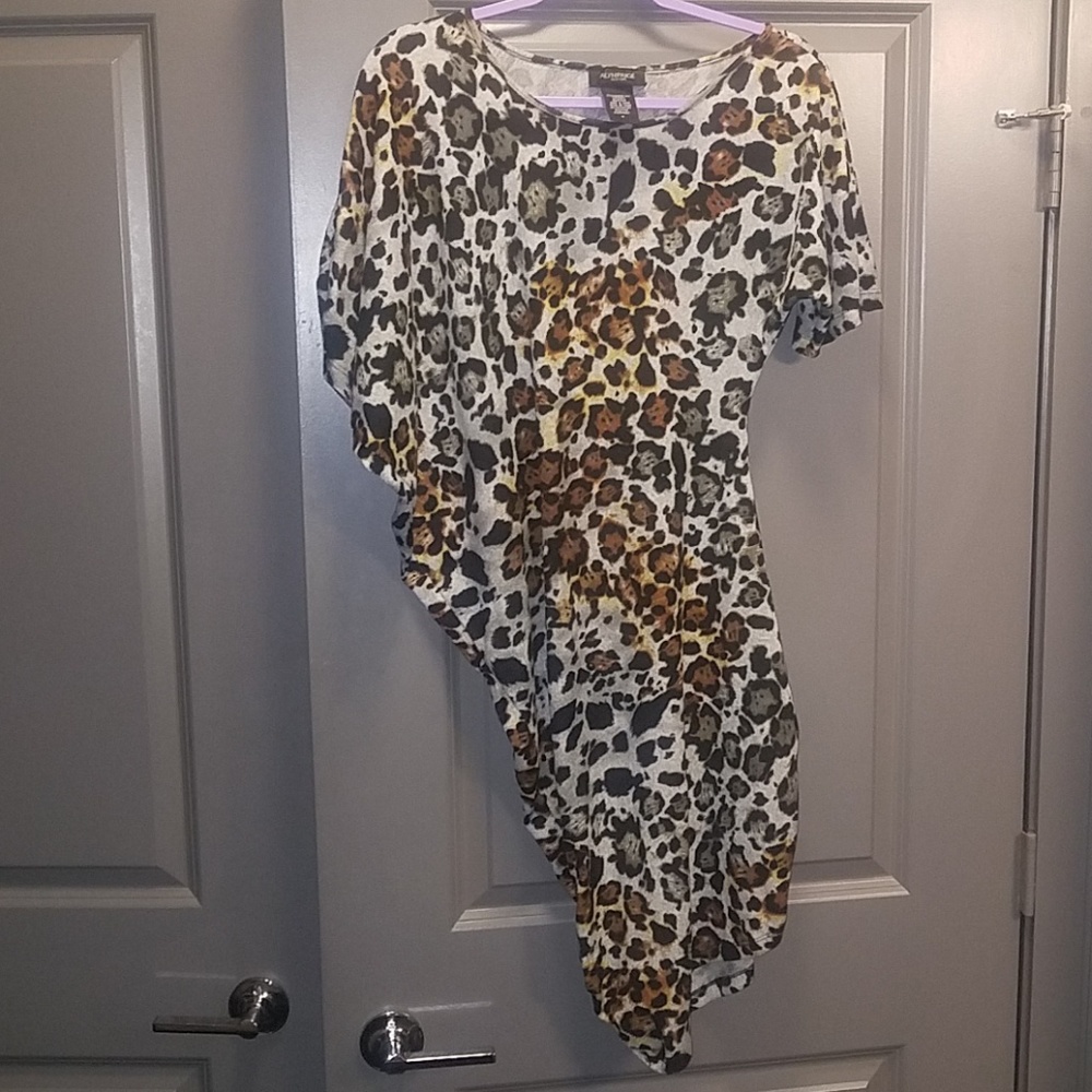 Leopard party girl dress